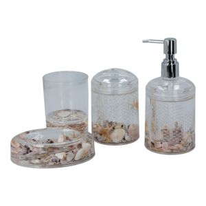 BATHROOM ACCS. SET 4PCS ACRYLIC+OIL 2825 BATHROOM ACCS. SET 4PCS ACRYLIC+OIL 2825
